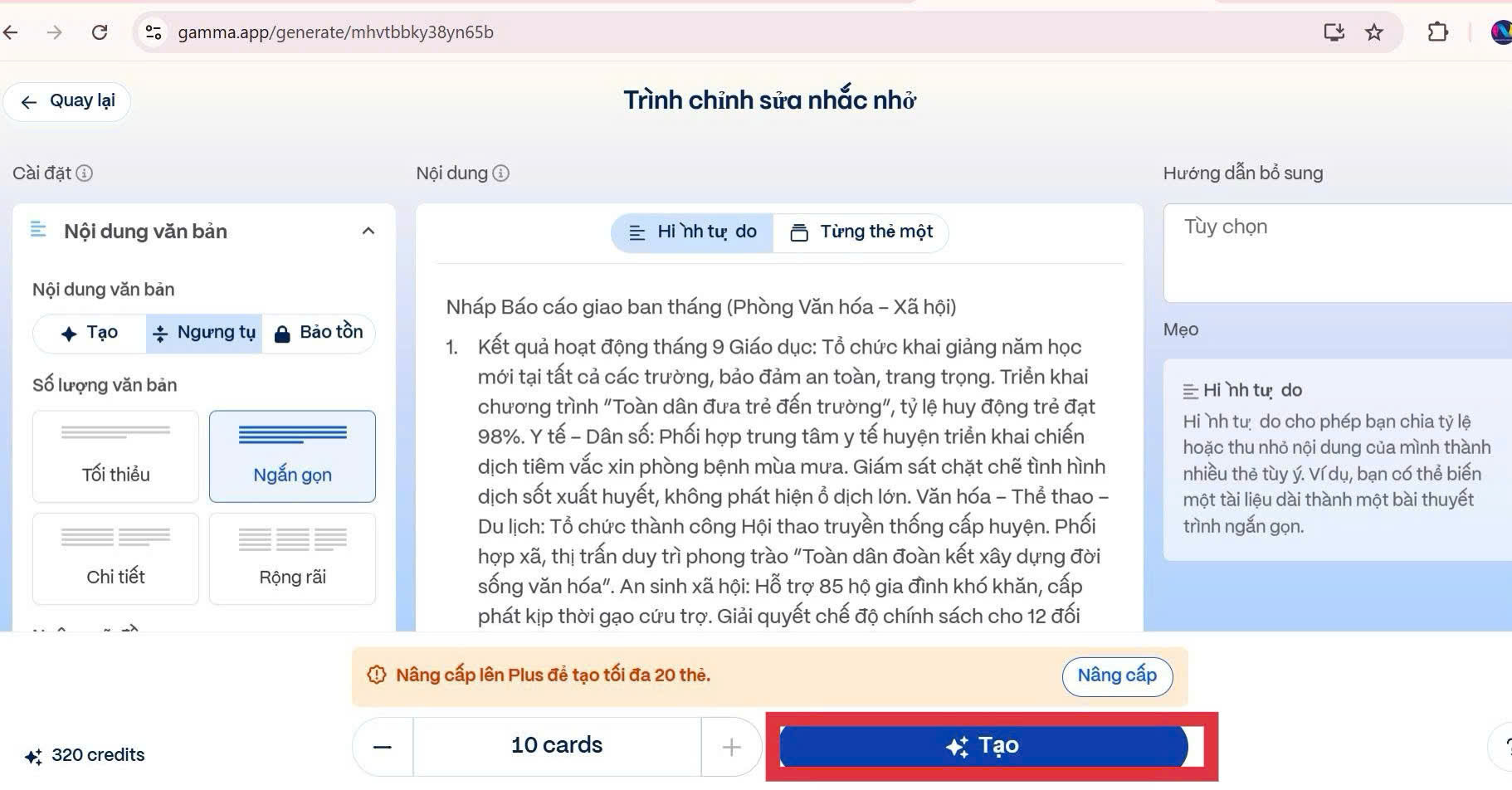Gamma AI thuyết trình: Hướng dẫn tạo slide tự động cho cán bộ hành chính công 5 gamma ai thuyết trình