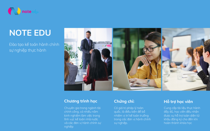 Lớp bồi dưỡng kế toán trưởng hành chính sự nghiệp: Nội dung, chứng chỉ & lộ trình học chuẩn 2025 3 lớp bồi dưỡng kế toán trưởng hành chính sự nghiệp