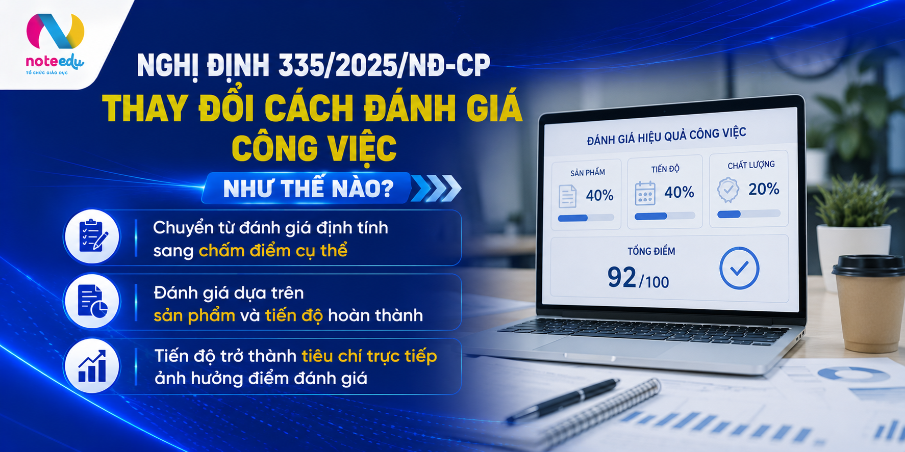 Vì sao Nghị định 335/2025/NĐ-CP khiến kỹ năng quản lý tiến độ công việc trở nên quan trọng hơn? 2 Nghị định 335/2025/NĐ-CP thay đổi cách đánh giá công việc như thế nào?
