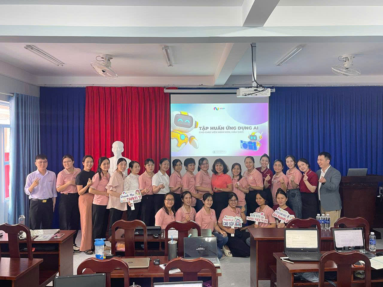 Tập huấn Ứng dụng AI trong giáo dục mầm non – Trường Mầm non Hòa Long (22-23/8/2025) 3 ứng dụng AI trong giáo dục mầm non